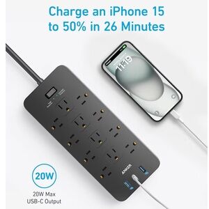 Anker Charging Box in White and Blue